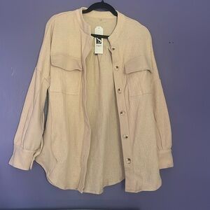 Women’s corduroy button down shirt